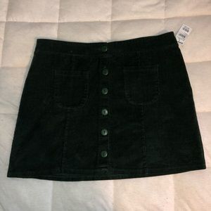 Tilly’s Sky & Sparrow Button Up Corduroy Miniskirt